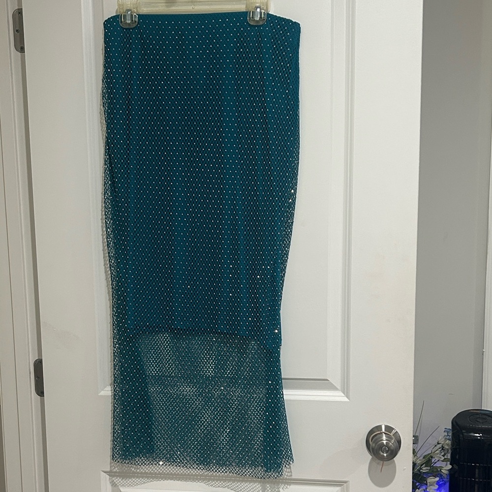 NEW Sincerely Jules Rhinestone Mesh Skirt